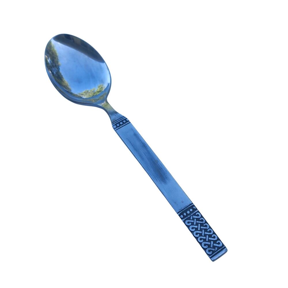 Danika MSI Japan Stainless 7.25 Inch Oval Soup Spoon Satin Frosted Flatware